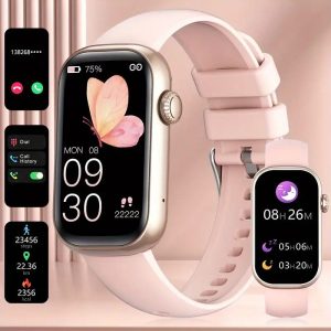 LIGE New Fashion Sports Smartwatch 1.6 Inch Screen Wireless Call DIY Watch Face Drink Water Reminders Voice Assistant Step Counting Calorie GPS Trajectory Movement Information Push Smartwatch