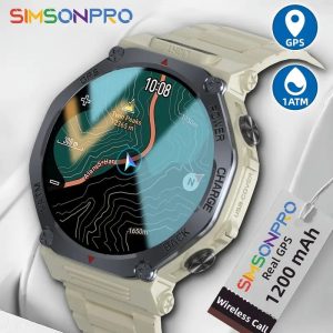 Fanwear SmartWatch Men, GT4PRO+ Sports Watch for Men/Women, 1, 53-inch HD Screen, AI Voice, 100+ Sport Modes, Sleep Tracking, Notifications, Wireless Call, NFC, Fitness Tracker, Valentine'S Day Gift