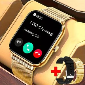 Sports Smartwatch - 1.83-inch HD Display, 1000mAh Rechargeable Battery, Wireless Calling & GPS Tracking, 100+ Sports Modes, Silicone Strap, USB Charging, Perfect Holiday Gift for Valentine&apos;S Day, Thanksgiving, Independence Day, Smart Watch for Android Pho