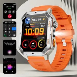 [Smart Game Watch for Kids] GREENPORT Smart Game Watch for Kids | LED Lighting, HD Camera, Smart Navigation, Built-in Educational Games, Calculator, Calendar, USB Rechargeable - Cute Round Design for Girls & Boys - Perfect Gift for Birthdays & Holidays, D