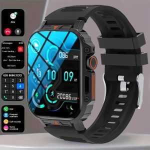 2024 New Fashion gifts for boyfriends and girlfriends,1.27 "e;full touch HD screen alloy housing, TWS sports headset + outdoor smartwatch 2 in 1, long life, support for custom dial, more than 100 sports data tracking, message reminder, sleep record, drink w