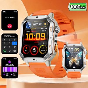 [Youth Demon Smart Watch] Youth Demon Fashion Smart Watch | Unisex, Wireless Call, GPS, Multiple Sports Modes, Weather Forecast, Remote Music, Camera Control, Message Notification, for iPhone and Android