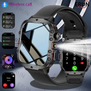 Fashionable Men&apos;S Smartwatch, 2.01 Inches, Multiple Sports Modes, Wireless Calling Function, Built-in TWS Earbuds, Information Reminders, Women&apos;S Smartwatch, Remote Control Photography, Music Playback, Drinking Reminder, Best Gift for Family, Friends and