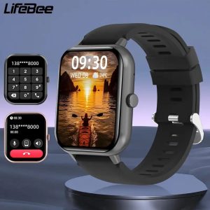 INNOFOVO 1.32&apos;&apos; Full Touch HD Screen Unisex Smartwatch - Fitness Tracker With Messages, Calls, Sleep Monitor, Calculator, USB Charging, 100+ Sport Modes, DIY Dial, Meet Your Daily Sports Needs, Perfect Gift For Your Valentine!