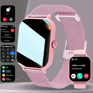 LIGE Classic Smartwatch for Men, 1.96&quote; IPS+TFT Display, 240x280 Resolution, Multisport Tracker with 100+ Sports Modes, Water Resistant, 600mAh Battery, RTL8763EW Chip, Wireless 5.0, Magnetic Charging, Sleep Monitor, Alarm, Stopwatch, Sedentary Alert, Mess