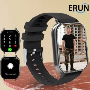 QTLJJBY outdoor sports smart watch, 1.43-inch ultra-clear screen, strong flashlight, UV light, one-touch dialing, 100+ sports modes, voice assistant, message push, weather, alarm clock, timer, world clock, camera, music, suitable for Android/iPhone