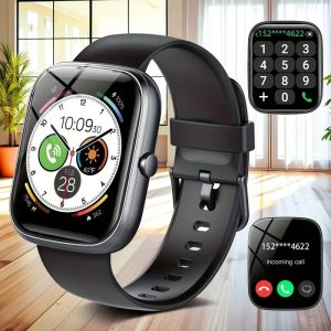 Smart Bracelet with HD Touch Screen, Zinc Alloy Case, Sports Tracker & Step Counter - Multifunctional Fitness Watch, Compatible with iPhone/Android, USB Rechargeable Battery, Smart Notifications, Modern Wearable Tech | Sleek Design | Durable Bracele