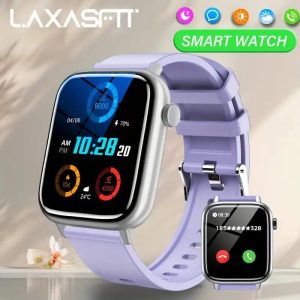 IP68 Waterproof Smart Watch for Men Answer/Make Calls, Fitness Watch with LED Flashlight, Sleep Monitor, Pedometer, Large 600mAh Battery, Smart Watch for iPhone and Android