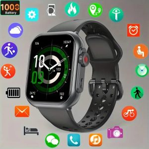 Apple Watch Series 8 GPS 45mm – Starlight Aluminum Case with Starlight Sport Band S/M