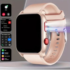 [GPS Sport Watch] Water-Proof GPS Smart Sport Watch, 1.43-Inch AMOLED/466*466 HD Full Touch Screen, GPT Function, Super Thin&Light with Stainless Steel Case, Supports Wireless Calling, Sports Tracking, 3ATM Deep, Outdoor Compass, Altitude Monitoring, Acti