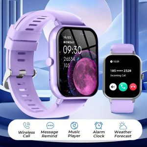 4G/ Wi-Fi Smart Watch | GPS | Round Touch Display | 4G Network | Rotating Camera Video Calls Daily Wearable Tech for Fitness & Daily Use, Sleek Modern Watch, High-resolution Screen for Android & ios