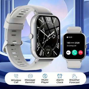 COIUSOR New 2, 01-inch GPS Smartwatch, GPS Location, Wireless Calling and SMS Alerts, Compass, Altitude, Pressure, IP68, 100 Sports Modes Fitness Tracking Smartwatch, Suitable for IOS and Android Phones, Suitable for Men and Women Outdoor Enthusiasts