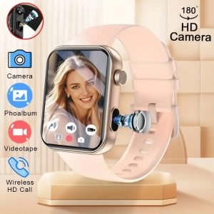 Multi-Functional Smart Watch, 1.78'' AMOLED High-Resolution Display, 30+ Sports Modes Fitness Tracker with Built-in GPS, Compatible with Android and iPhone for Men and Women - Black