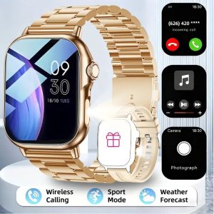 SENBONO Men'S Tactical Smart Watch - Wireless, HD Touchscreen, Step Counter, Multi-Sport Tracker, Compatible with iOS/Android, 1.39"e; IPS+TFT Display, Rechargeable 400mAh Battery, Magnetic Charging, Realtek8762DK Chip, Tactical Style, Tactical Watch | Tact