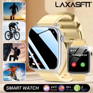 Ultra Smart Watch For Android Phone, Waterproof High Quality Watch For Women/men, 5.3-inch Display, Ipx7 Rating, Instant Notification, Multi-mode For Walking, Swimming, Fitness, Pocket Lamp, Calculator, Voice Assistant, Rechargeable Lithium Battery, Usb C