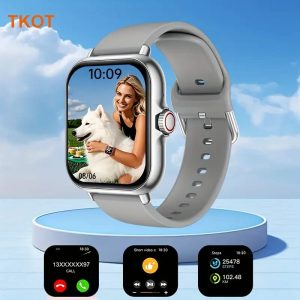 COIUSOR Men'S Smartwatch with LED Lighting, 2.01"e; IPS Screen, AI Voice Calls, GPS Tracking, Compass, Fitness & Pedometer - High Quality Outdoor Sports Watch, USB Rechargeable, Black & Orange Design - Perfect Gift for Men & Women, Fitness Tracker Watch, Ro