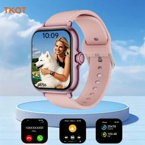 COIUSOR New Smart Watch 1.53-inch AMOLED color screen, Wireless calling/dialing, SMS reminder, 100+ sports modes Smartwatch for Fitness Tracking, for IOS and Android mobile phones, Smart men and women Durable Watch, Fashion Design watch, Smart Watch for W