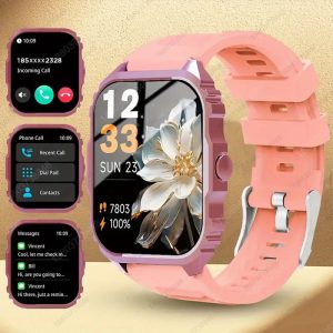 [TWS Earbuds Combo Smart Watch] TWS Earbuds Combo Smart Watch, 2.02-inch HD Screen, HIFI 9D Sound, Wireless 5.0 Call Function, 300mAh Battery, Multiple Sports Modes, Message Push for Real-Time Alerts, Multi-Language Free Switching, Silicone/Silvery Strap,