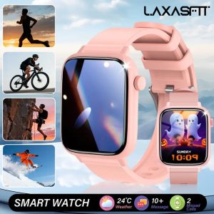 The latest 2.01-inch large-screen Men's outdoor sports smartwatch from LONZERUI features a 1000mAh super large battery, over 100 sports modes, over 100 replaceable faces, and comes with a flashlight, wireless call, voice assistant and notification functio