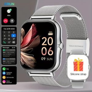 CANMIXS 1.85&quote; Large Screen Smart Watch,, 710mAh Long Battery Life, LED Flashlight, Wireless Calls, 3D Animated UI, Sleep Monitoring, & Step Counter, Compatible with iPhone/Android, Perfect Gift for Men and Women Outdoor Enthusiasts, Outdoor Activity Track