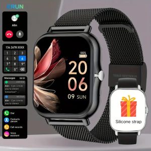 Ahei ZUKYFIT M3E GPS Smart Watch For Men, SMART Sports Watch, 6 Satellite Positioning Systems, 470mAh Battery, 60 Days Extra Long Battery Life, Stainless Steel Body, Waterproof Design, 1.43-Inch AMOLED Display