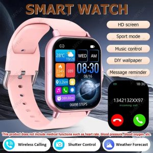 Coisusor Men'S Smartwatch with IPS Display, 2.01"e; Screen, 600mAh Rechargeable Battery, IP68, Wireless Calling, LED Flashlight, Pedometer, Sports Modes, for iPhone & for Android - Ideal Gift for Men, Smart Watch