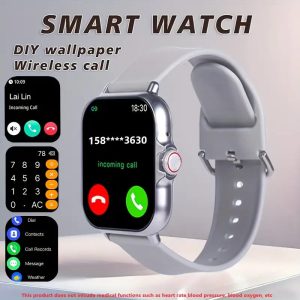 New stylish multifunctional smart watch, wireless calls, mobile phone synchronization information, voice assistant, multiple sports modes, pedometer alarm clock, high-quality sports watch, suitable for Android and iPhone mobile phones, Men's gifts!