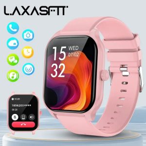 Women&apos;S Smartwatch Answer/Make Calls, 1.2-Inch High-Definition Luxury Smartwatch Suitable for Android And for iphone Mobile Phones, Fitness Tracker, with Message Reminder, Female Function, Camera Control, Calorie, Multiple Sports Mode, Designed for Wome